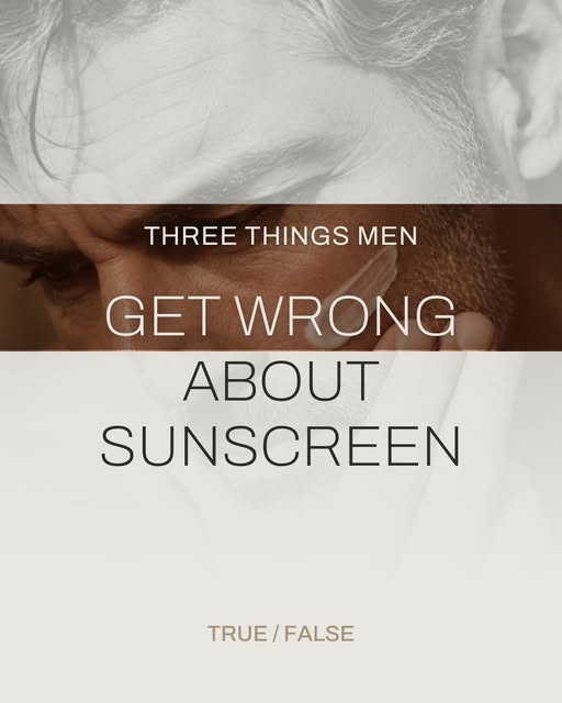 Two thirds of men believe male skin handles sun better. It doesn't. It's more vulnerable to UV damag