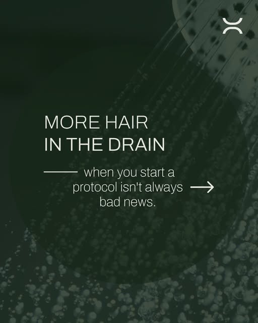 Most men stop right when it starts working.

A few weeks into a new protocol, shedding often increas
