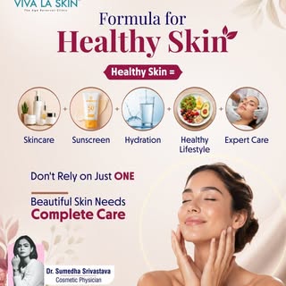Healthy, glowing skin isn't achieved with just one product. 
Take care of your skin from the inside 