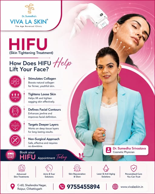 HIFU uses focused ultrasound energy to stimulate collagen deep within the skin. Experience the power