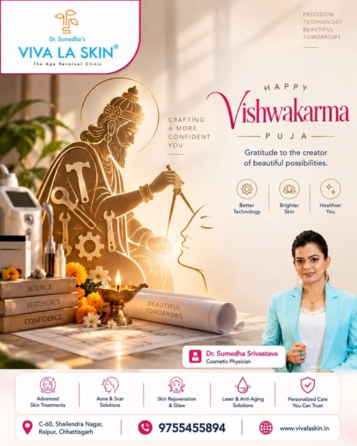 May the blessings of Lord Vishwakarma fill your life with prosperity, success, and happiness. 🛠️✨
M