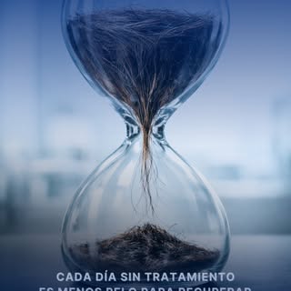 ⌛️⏳Cada minuto que pasa cuenta.
Y cada pelo que perdés, también.

Decidí hoy.
📍 Implante capilar co