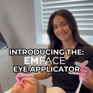 Say hello to brighter, lifted eyes — no needles, no downtime! ✨

The new EMFACE Eye Applicator targe