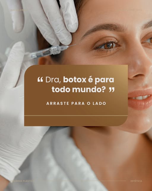 A toxina botulínica pode ser utilizada tanto para prevenir quanto para suavizar linhas de expressão,