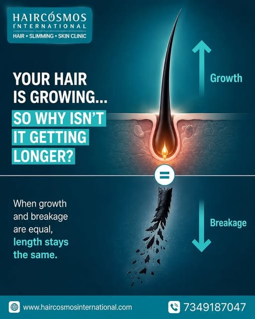 Ever feel like your hair has hit a permanent "pause" button? 🛑

You might think it has stopped grow