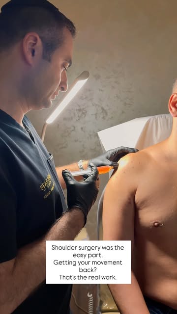 You had shoulder surgery, but now you can’t reach for something on a shelf, put on a shirt, or sleep