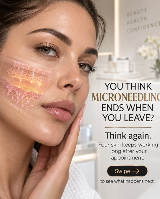 Microneedling isn’t a one-and-done treatment.

The treatment may take less than an hour, but your sk