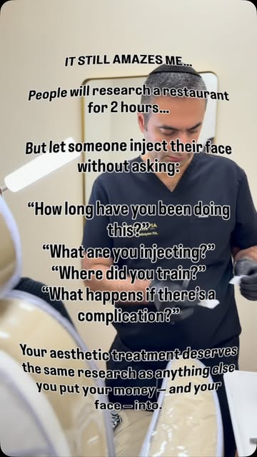 Your face deserves more than a good price.

Ask questions. Know who’s injecting you. Know what’s bei