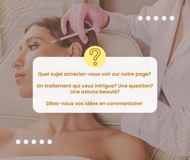 💬 ON VEUT SAVOIR!!
Quels sujets aimeriez-vous voir sur notre page prochainement? 👀

Un traitement 