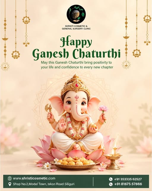 May Lord Ganesha bless you with positivity, confidence, good health, and happiness as you step into 