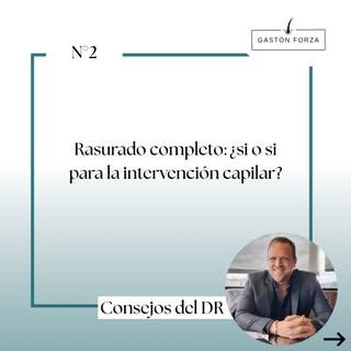 Llega el segundo post de Consejos del Doctor 🤓🧑‍⚕️
Hoy desarmamos el mito del rasurado completo en