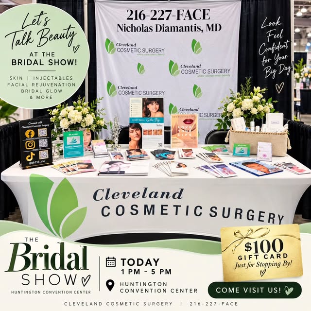 💍✨ BRIDES-TO-BE, COME SEE US TODAY! ✨💍

Cleveland Cosmetic Surgery is at The Bridal Show at the Hu