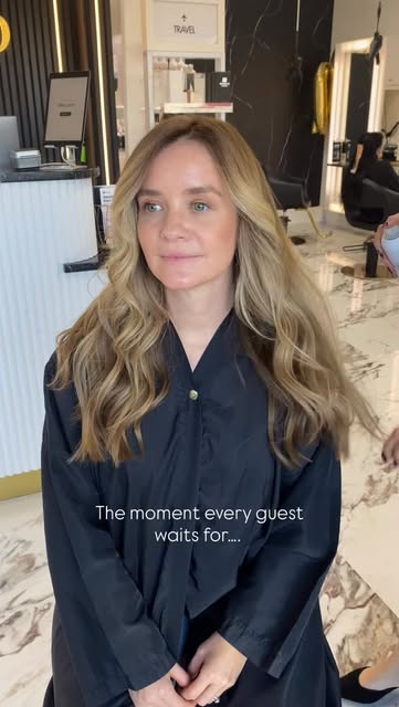 The moment every guest waits for… ✨
Blonding and a haircut are not finished just because the technic