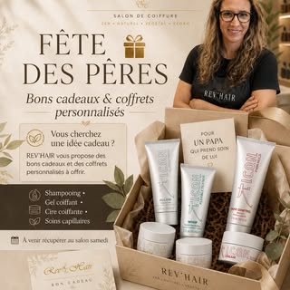 🎁 Fête des Pères

Pour celles et ceux qui cherchent une belle idée cadeau à offrir, REV’HAIR vous p