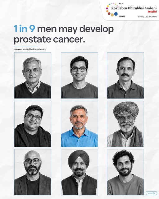 Prostate cancer can be silent in its early stages.

With age, family history and lifestyle factors i