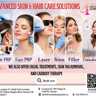 ✨ Skin & Hair Care Solutions – All Under One Roof

📍 Visit Toronto Beauty Clinic and let our expert