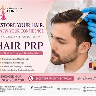 Our PRP Hair Treatment is designed to stimulate natural hair growth and improve hair density—safely 