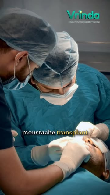 A moustache lost years ago. A new beginning today.

Around 5–7 years ago, lesions affected the moust