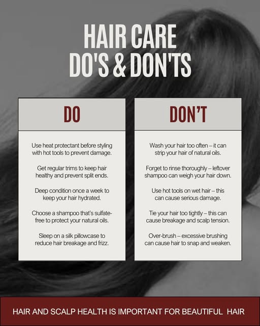 To have hair that looks healthy and full you need to know what you may be doing to your hair that ca