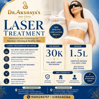 Say goodbye to unwanted hair and hello to smooth, radiant skin!
Experience advanced laser treatments