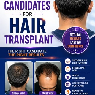 Thinking about a hair transplant? It starts with knowing if you're the right candidate.

A hair tran