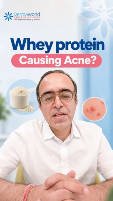 Eating healthy but still dealing with acne? Your protein source might be the reason. 👀

Whey protei