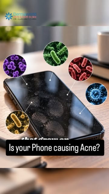 Your phone might be part of your acne routine — without you even realising it. 📱👀

Your smartphone