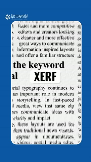 The Korean treatment making waves in the world of aesthetic skincare. 🇰🇷✨

Meet XERF™ — an advance