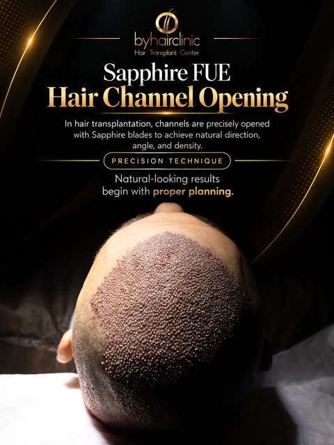 Precision begins with the right planning. ✨

In Sapphire FUE hair transplantation, the channel-openi