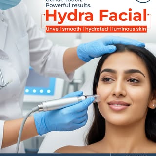 HydraFacial: gentle touch, powerful results. 
Unveil smooth, deeply hydrated, and luminous skin with