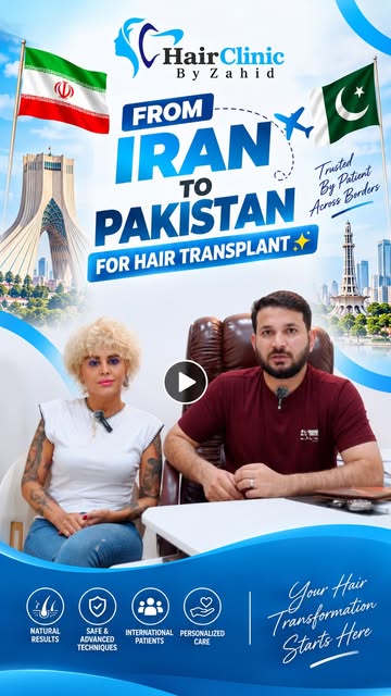 🇮🇷✨ From Iran to Pakistan for a New Hair Journey! 🇵🇰
We’re delighted to welcome our valued patie
