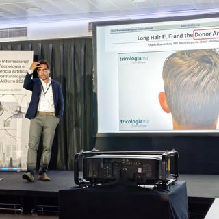 Un placer haber participado en el #congreso @techaiderm hablando de ‘Long Hair FUE’ y moderando una 