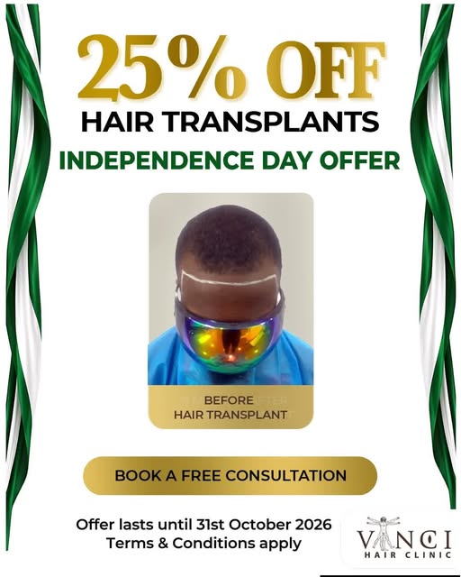 Independence Day Hair Transplant Offer

Ready for a new look? Your hair transformation starts here. 