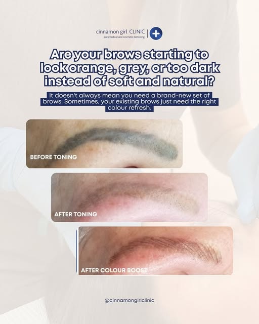 Have your brows softened or changed colour over the years? That doesn’t necessarily mean anything ha