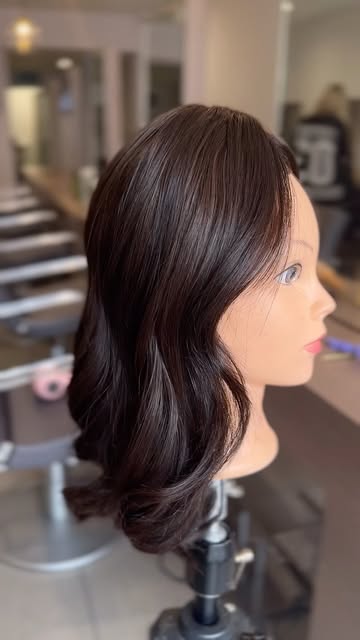 Styling a microline ♥️ when you come for your refit every 4/6 weeks you can have your wig styled how