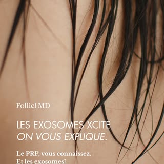 Les exosomes Xcite — on vous explique.
Vous connaissez peut-être déjà le PRP. Les exosomes, c'est l'