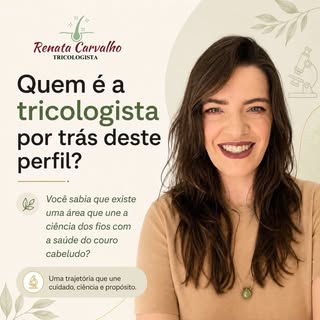 Muito prazer, eu sou a Renata! 🌿

Sou tricologista, Cosmetóloga e apaixonada por transformar ciênci