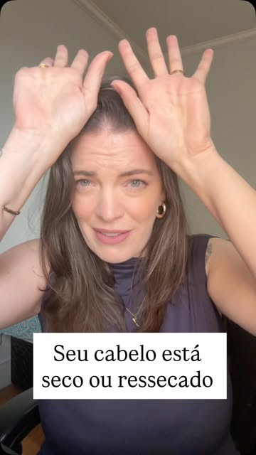Você trata seu cabelo como seco — mas ele pode estar desidratado. São coisas diferentes 👀

Seco = f