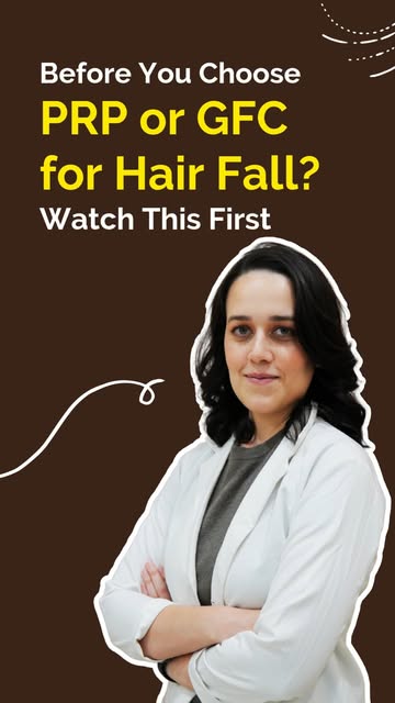 Hair fall or thinning hair? PRP and GFC therapy can be an excellent treatment option to support hair