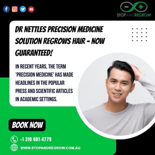 Dr Nettles Precision Medicine Solution Regrows Hair - Now Guaranteed! In recent years, the term 'pre