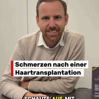 Wie sind die schmerzen nach einer Haartransplantation? Das erfährst du in diesem Reel! Interesse an 
