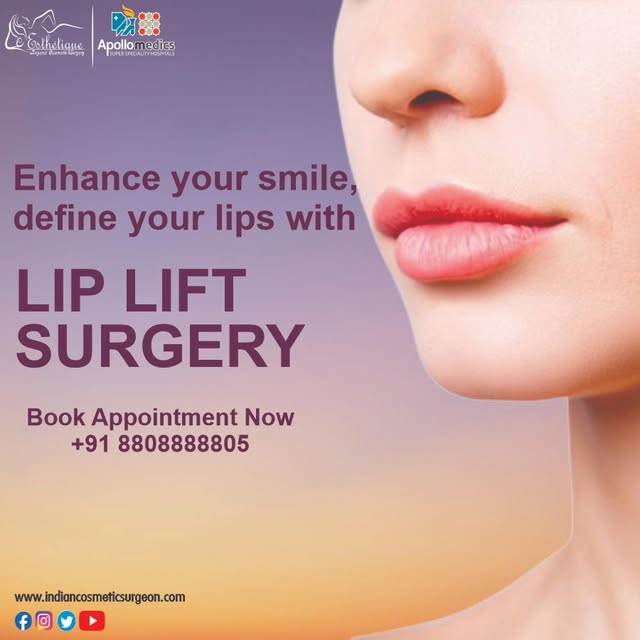 A youthful smile starts with beautifully defined lips.
A Lip Lift enhances lip shape, restores natur