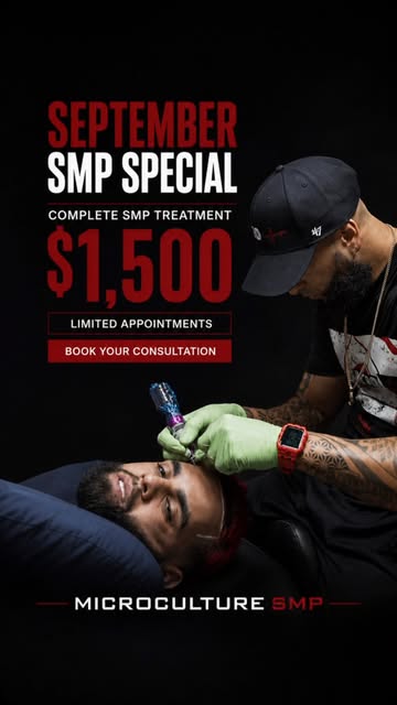 🚨 Complete SMP treatment = 1,500$ 🚨

September is your month to make the change.

Complete SMP tre