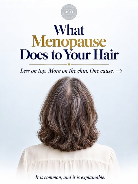Menopause can change more than your cycle. It can change your hair, too. 👀

As estrogen levels decl