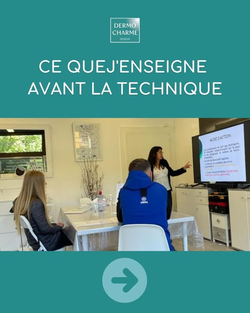 Une formation ne consiste pas uniquement à apprendre une technique. Elle transmet une façon de trava