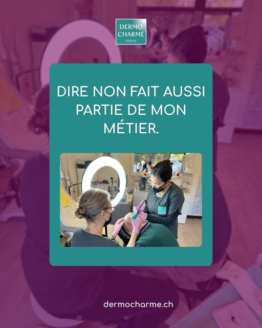 Certaines demandes ne correspondent pas toujours à ce qui est le plus adapté. Mon rôle n'est pas de 