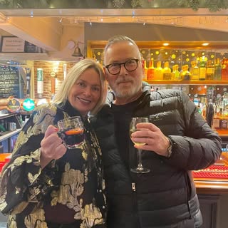 Happy Christmas from Mark & Claire ✂️🎄🍻