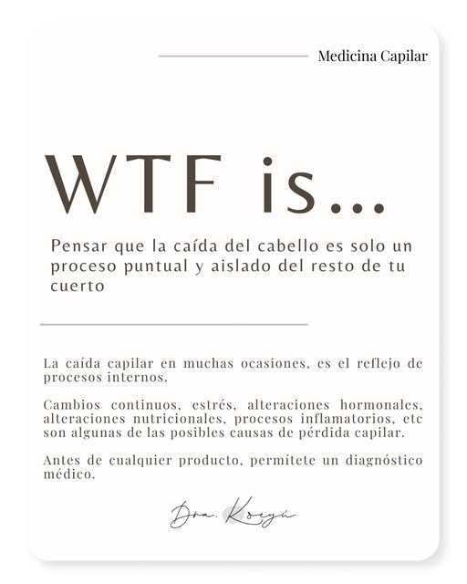 WTF IS… pensar que todo lo que ves en redes funciona para tu pelo? 👀

Vivimos rodeados de consejos 