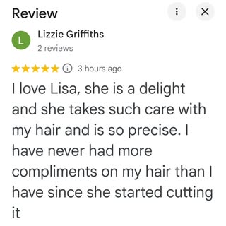 Thank you for another 5-star Review for Lisa Toms, Style Director of https://www.rainbowconnectionsa