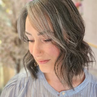 GREY BLENDED  HAIR TOPPER!

HOW STUNNING IS THIS CUSTOM GRAY BLENDED TOPPER ON OUR GORGEOUS GUEST!!!